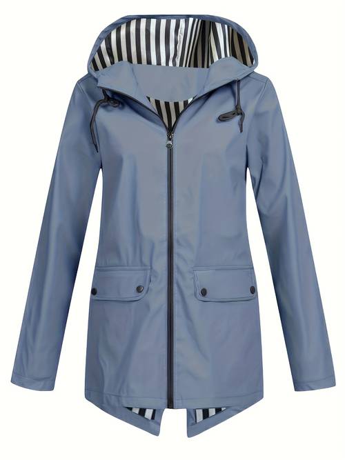 lightweight hooded jacket for women for autumn and winter