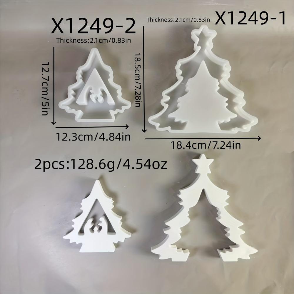 Resin Silicone Tree Easter Birth 3d Decoration Silicone Mold Diy Candle Silicone Mold Gypsum Decoration Silicone Mold Silicone Mold Home Decoration Epoxy Resin Mold 130 X1249