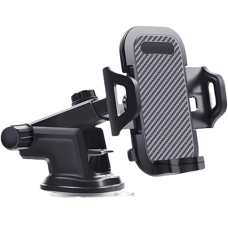 

Car Dashboard Suction Cup Phone Holder - Rotatable, Navigation Mount For All Smartphones