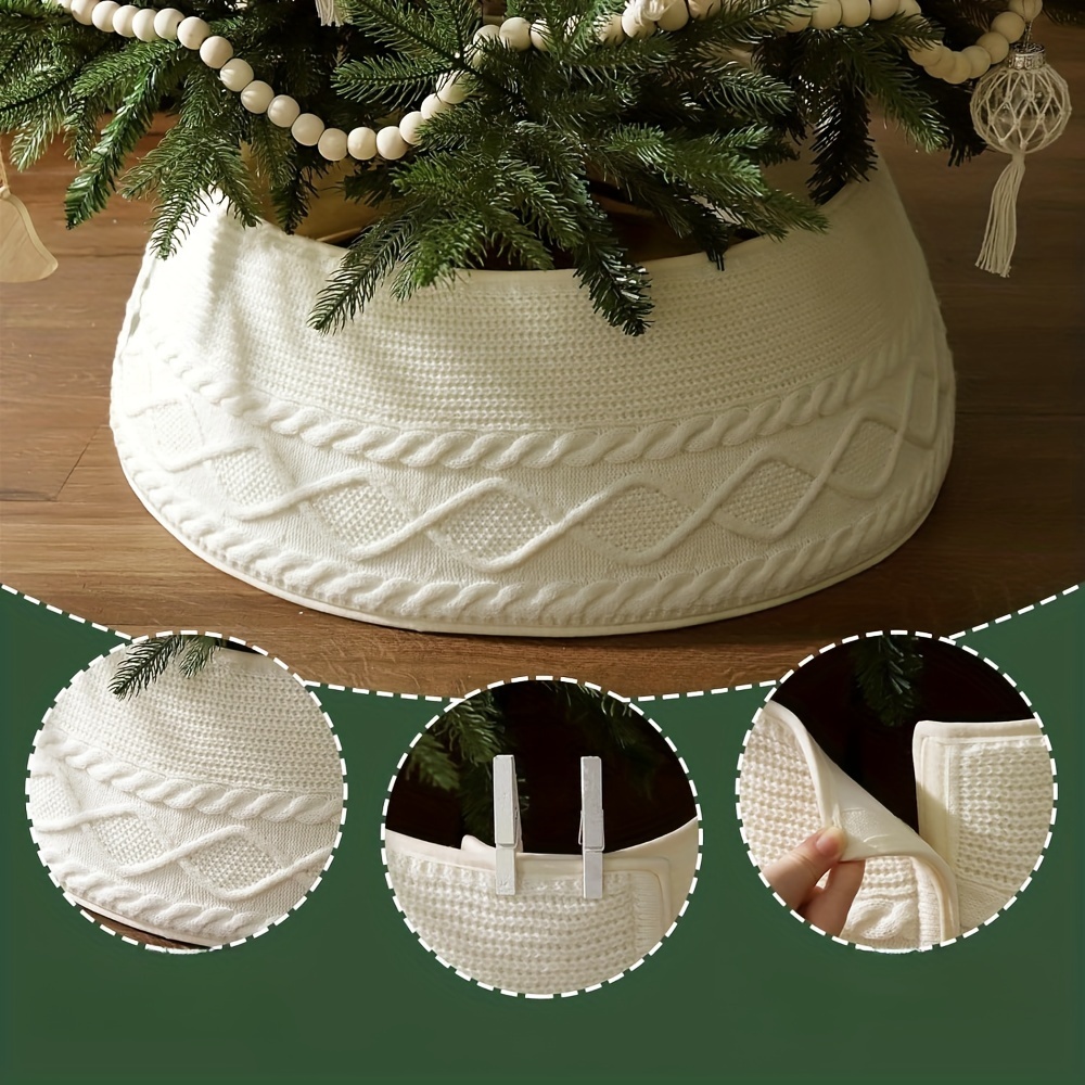 Lot De 5 Grands Colliers Tissés Pour Sapin De Noël Artificiels, 71,1 Cm, Faits à La Main, Style Ferme, Rustique, Fait à La Main, Pour Décoration De Vacances, Marron