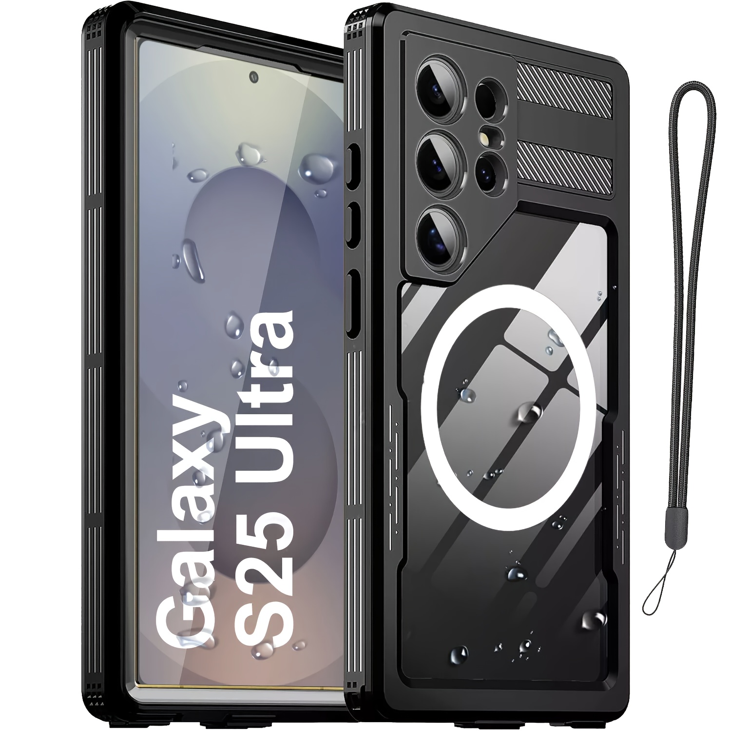 Phone Case: Magnetic Case For For Galaxy S25 Ultra 5g Protective Full Body Protective Cover Phone Case