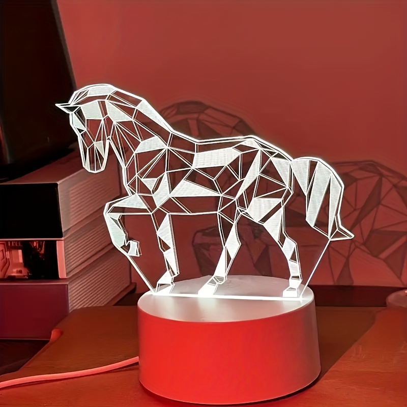 1pc LED Quicksand Peinture Lampe de Table, 3D Art Sahara