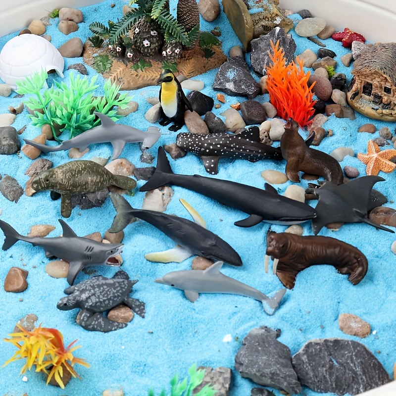 Small plastic sea creatures online