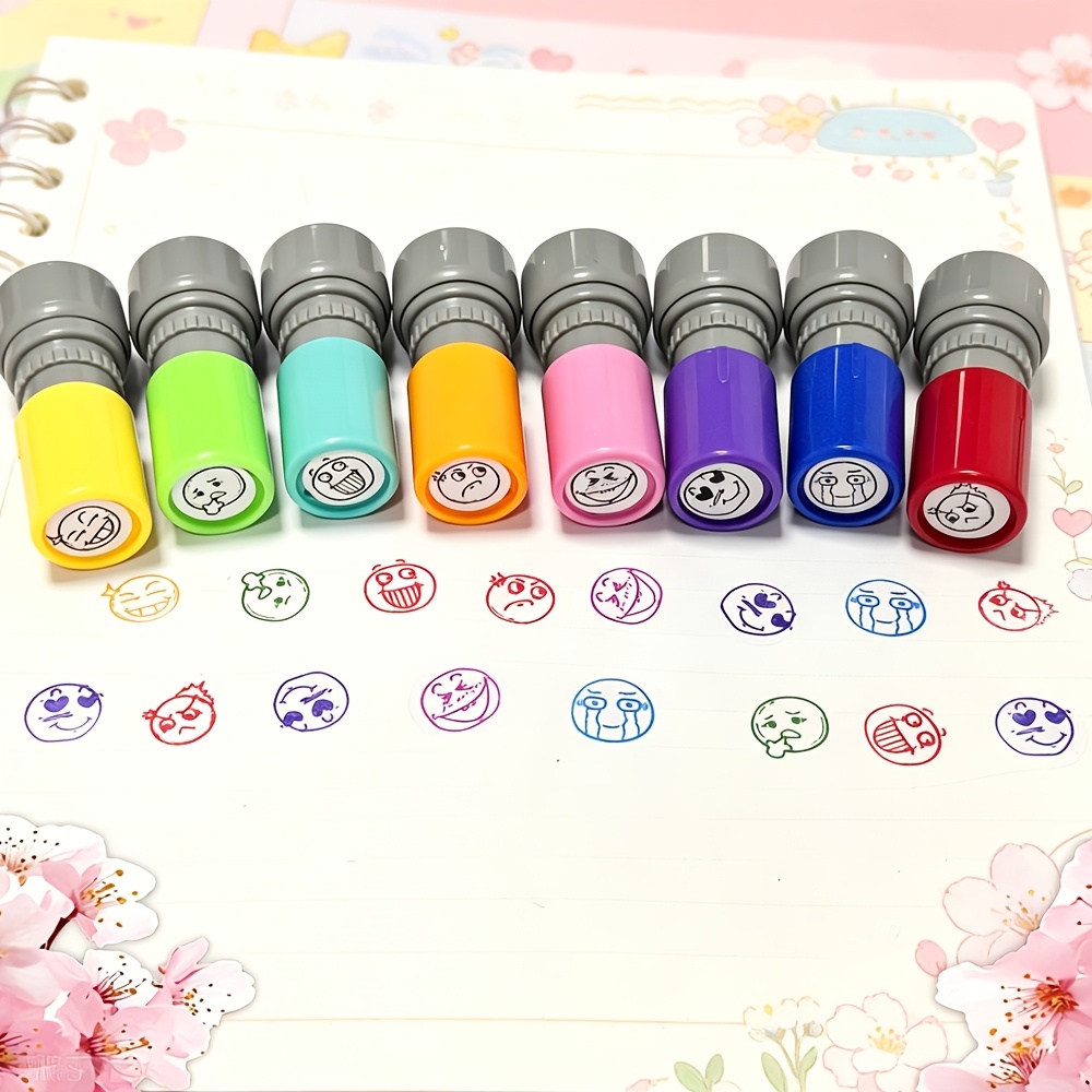 Colorful Mood Diary Stamp Set for Expression Marking