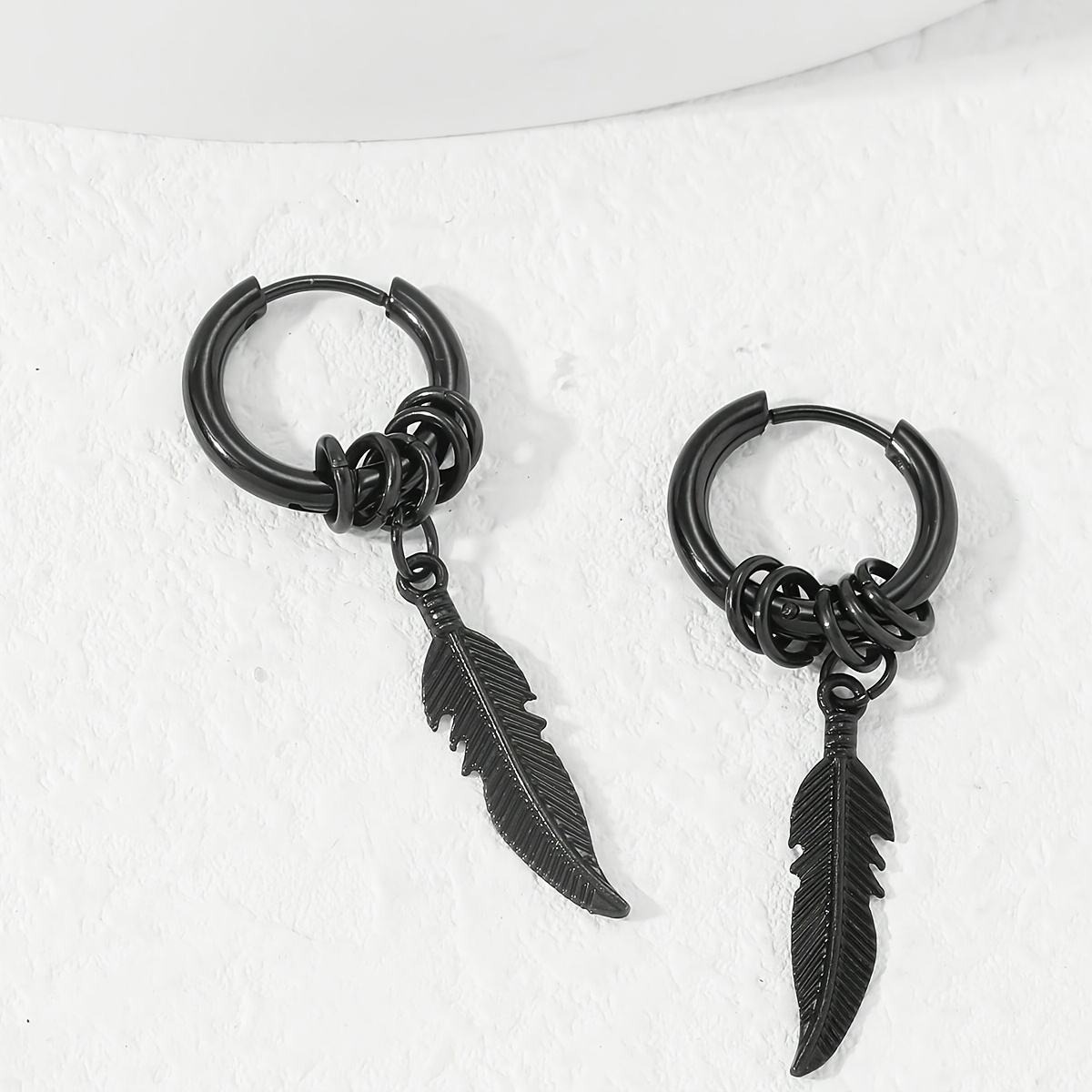 2pcs Fashionable 304 Stainless Earrings Set, Suitable For Men And Women, Suitable For Daily Or Party Use, As A Birthday Gift To