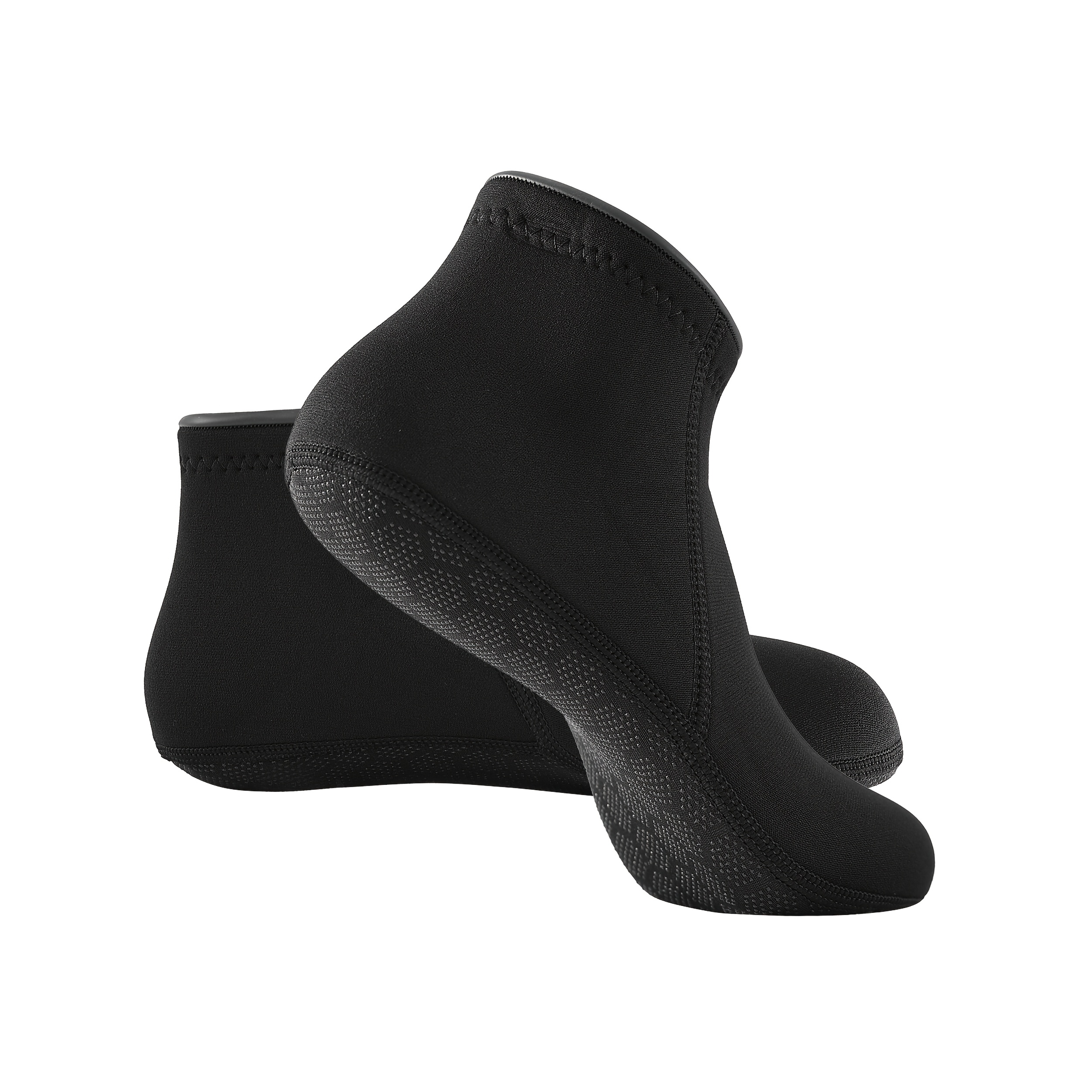 TEMU 1 Pair Neoprene Diving Socks, 3mm Thick Scuba Socks Anti Skid Warm Wear-resistant Winter Socks Surfing Booties For Snorkeling Swimming Sports