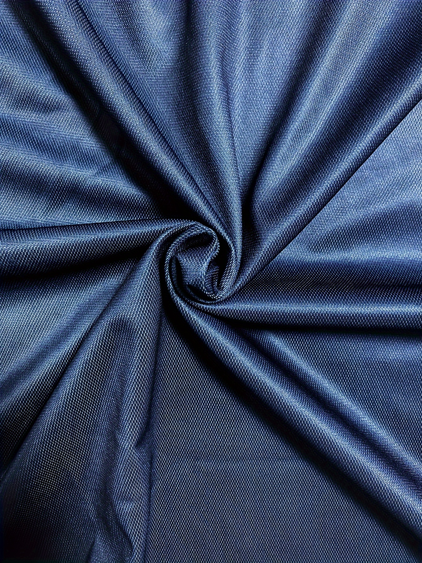 Men's Plus Size Golf Shirt - Casual Striped Short Sleeve with Collar, Breathable Polyester Blend, Machine Washable - Navy & Gray Patchwork Design, PLUS SIZE