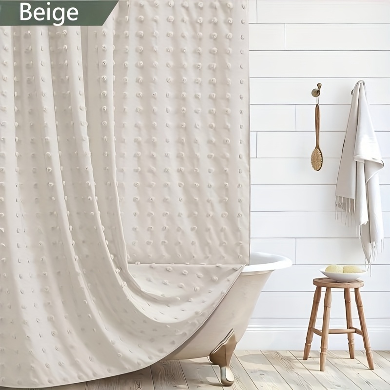 E-shop Bohemischer Schick Duschvorhang mit Weißen Haken, Maschinenwaschbare Polyester Badezimmerdekoration