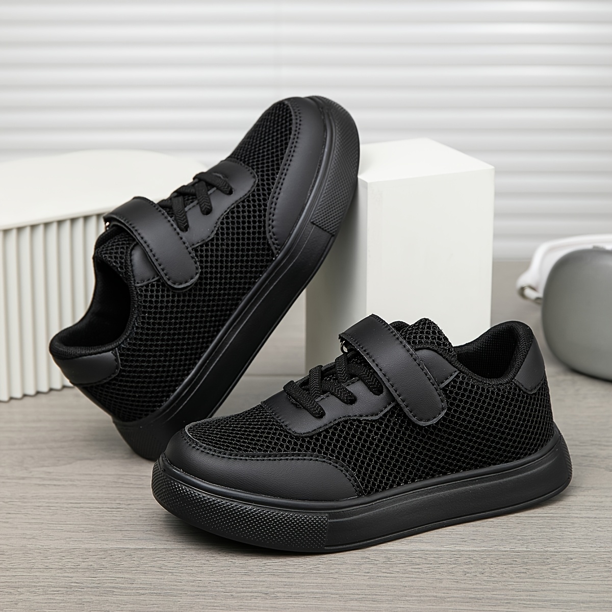 chaussure  skate d t respirantes pour enfants chaussure  sport en   avec fermeture auto agrippante   es aux gar ons et aux filles chaussure ntra nement l g res pour l cole les       et     chaussure      es chaussures cn28 eu28 noir 13