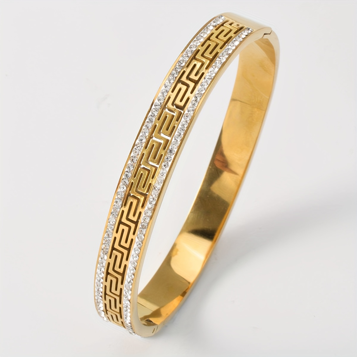 E-shop 1 Stück Vintage Hohlfiligran Mode-Design Edelstahl Armband für Männer Frauen