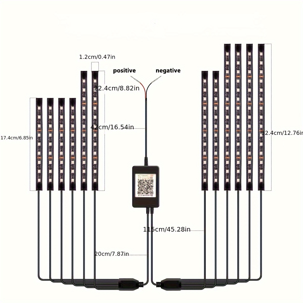 Kit Luci A Led Moto 12 Pezzi Luci A Strisce Led Moto - Temu Italy