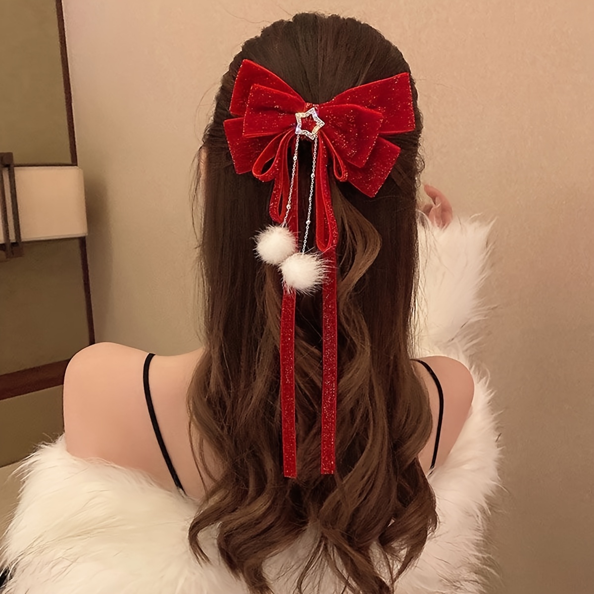 

Red Bow -shaped & - For Christmas, 's Day &