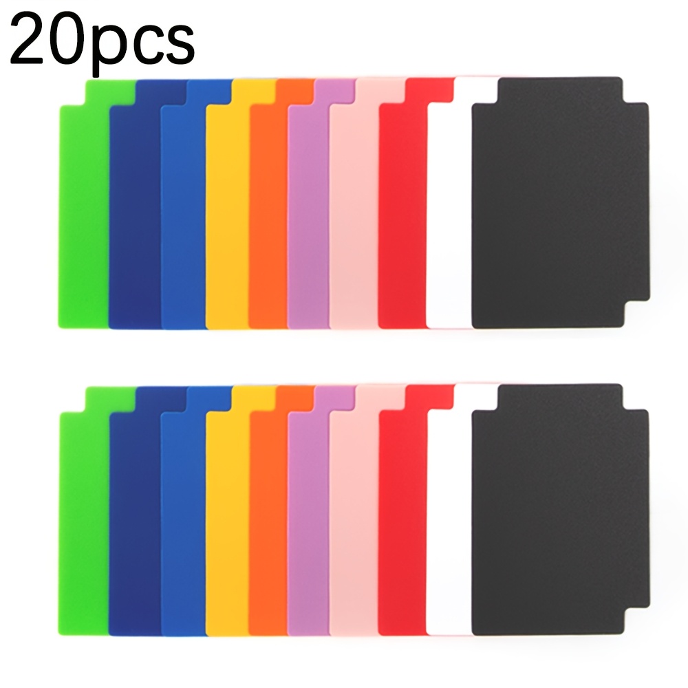Image of 10pcs, 20pcs Dividers For Trading Cards, Designed For Organizing Office Games And Sports Card Collections, Measuring 6..65 Cm