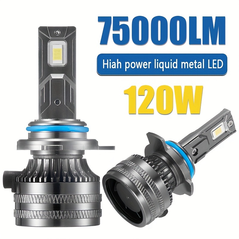 

2pcs H7 H4 Led Headlight H1 H8 H9 H11 9005 Hb3 9006 Hb4 9012 Hir2 Canbus Led Car Headlight 75000lm Auto Led Super 120w