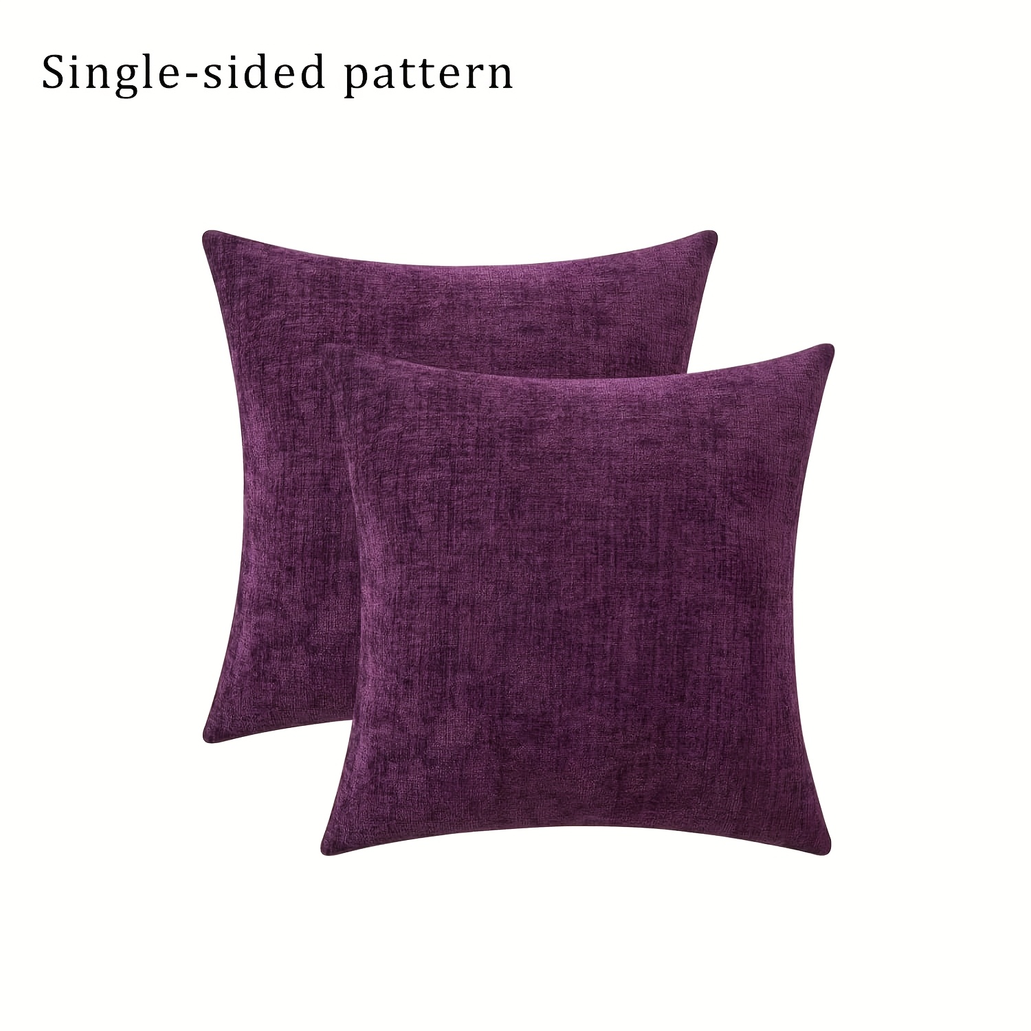 elegant purple geometric throw pillow covers solid color Temu