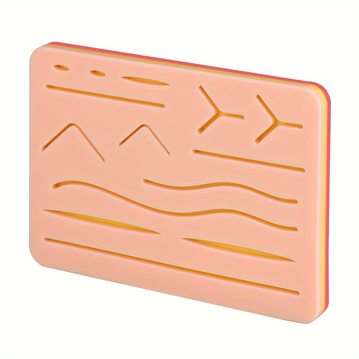 

Suture Pad With And 14 Pre-cut , Ideal For Medical And Veterinary Students To Practice Suture Techniques On The Pad, Replacement For Suture Practice Kit (training Practice Only)