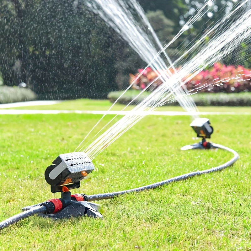Impact-Sprinkler Auf Stativ Aus Messing – 360° Bewässerung, Reichweite 9-13,7 M, Für Garten & Rasen, Mit 1,9 Cm Gewinde
