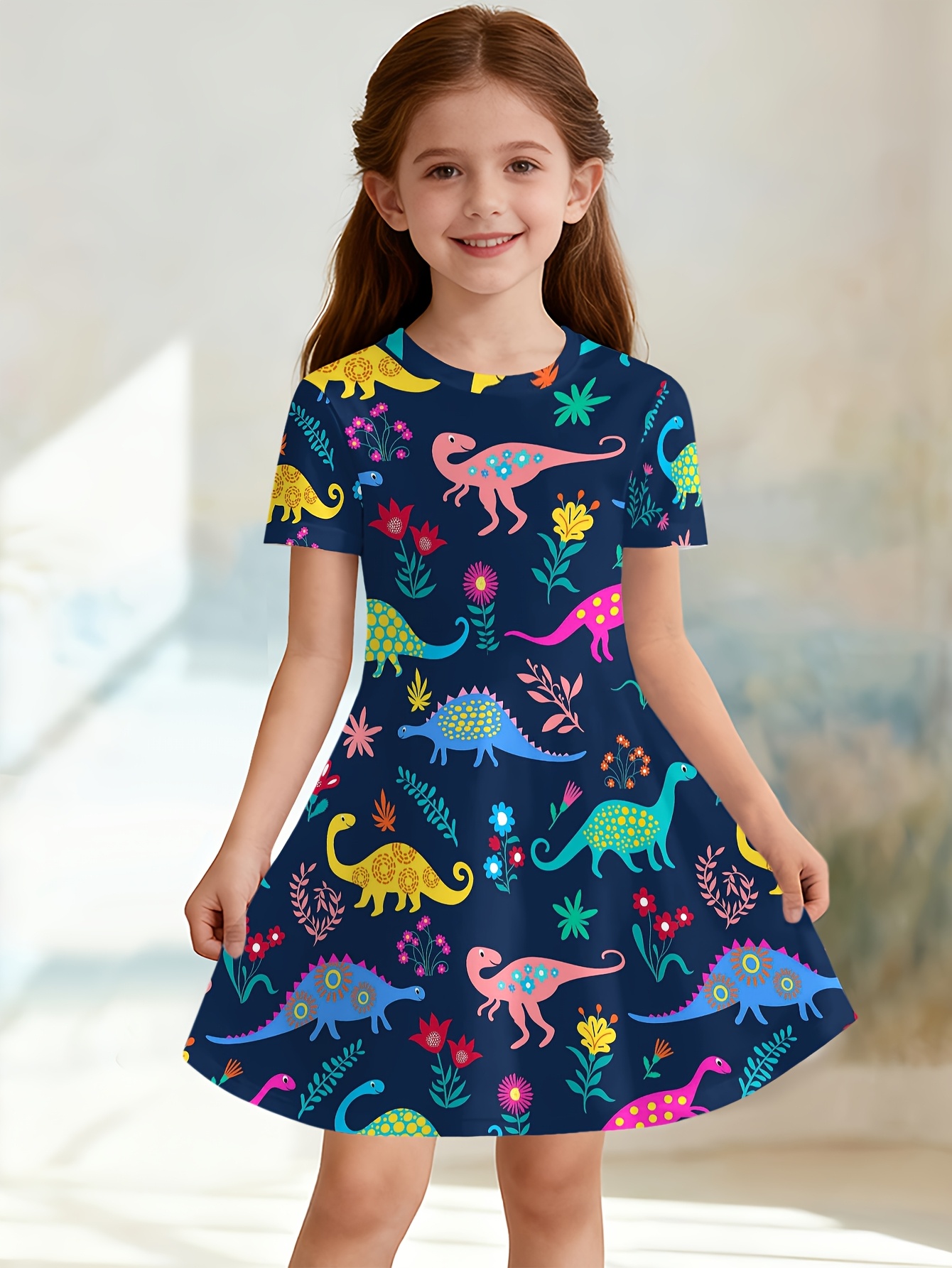 toddler dinosaur dress sold on Temu United States