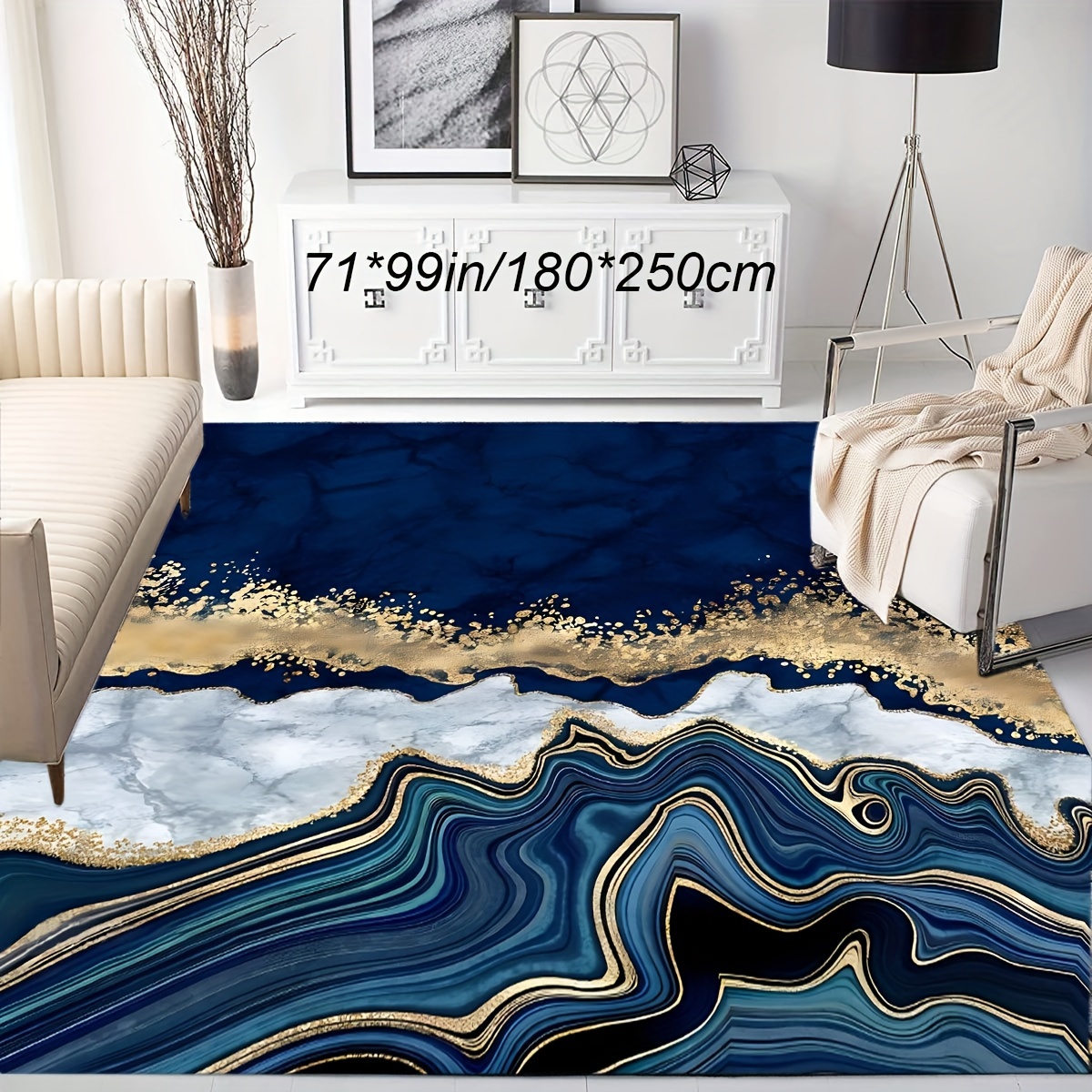 

Area Rug & - & , Backing, For , , , And Entryway Decor