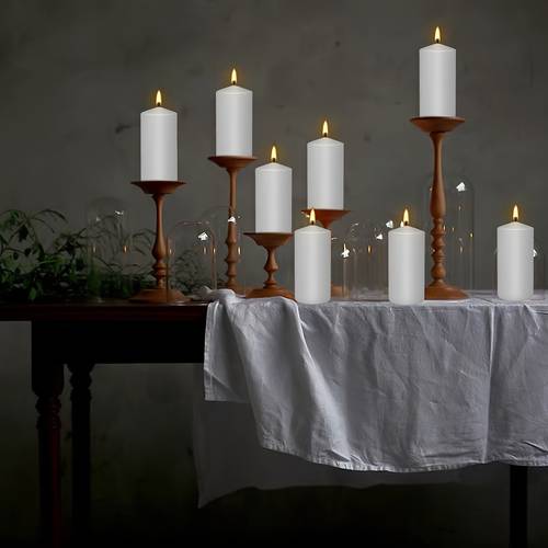 20 2 inch wax household dinner candles hand of high quality suitable for churches homes weddings home decoration as well as christmas halloween easter valentines day and other holidays