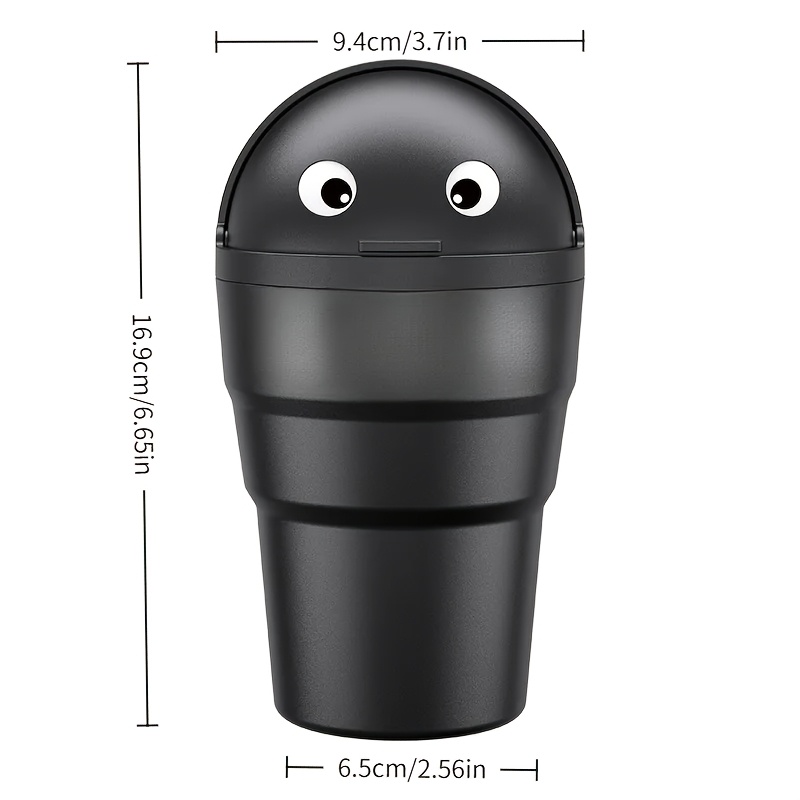 A Vehicle-mounted Trash Bin, Portable Waste Container, Leak-proof Cup Holder For Cars, Trash Storage Bucket