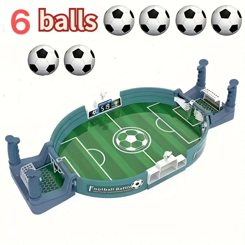 Kids' Portable Table Football Game Set, Parent-Child Versus Football Toy, 2-Player Competitive Puzzle Table Game, Durable PP Material, Independent Tabletop Design, Indoor Family Game, Kids' Party Toy, Christmas, Thanksgiving Gift, Soccer Board Game