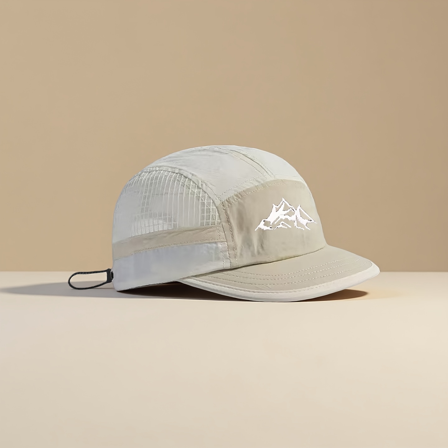TEMU 5-color Men's Baseball Caps, Combining Japanese Retro And Outdoor Functionality, Short Brim, Quick-dry Soft Top, Printed, Unisex, Summer ,