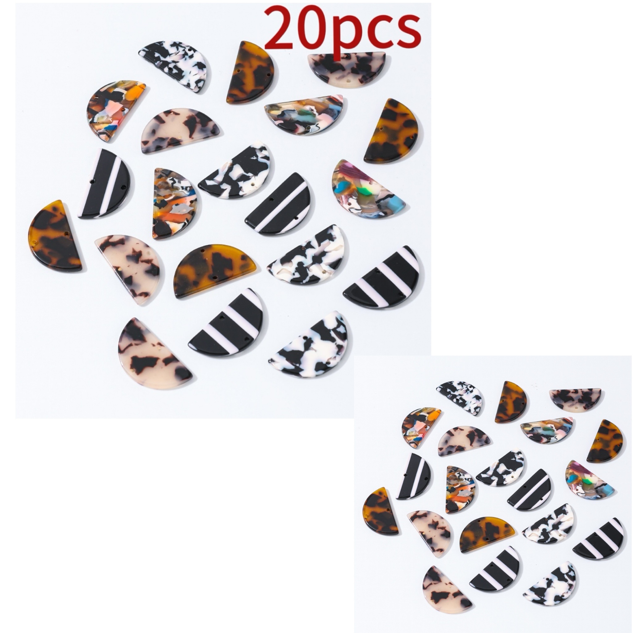 Bohemian Chic DIY Jewelry Making Kit with Colorful Acetate Beads