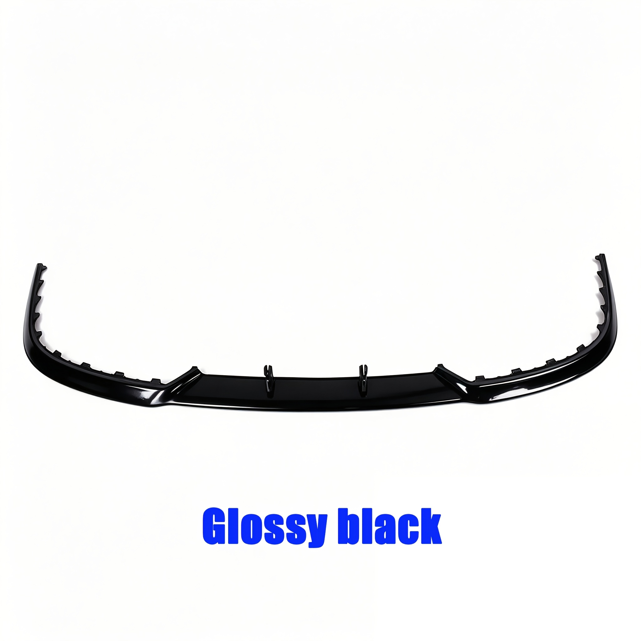 TEMU Universele auto voorbumperlip bodykit spoiler kinbeschermer afdekking voor-/achterspoilers 3 stuks ( zwart)