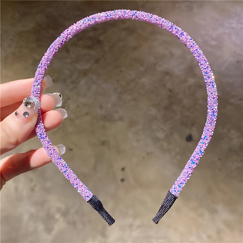 Single Glitter Headband with Sequins & Glitter Powder
