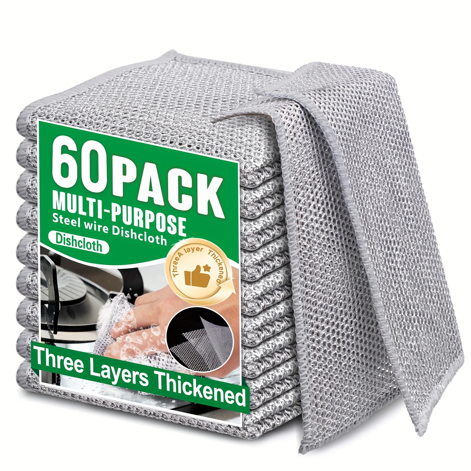 metal wire cleaning cloth sold on Temu United States