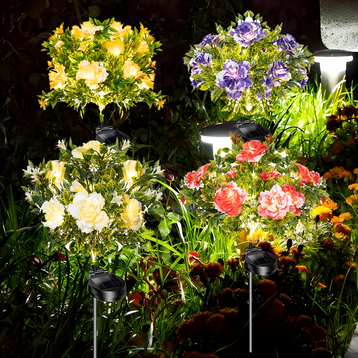 Lampada a energia solare per esterni decorazione da giardino lampada da