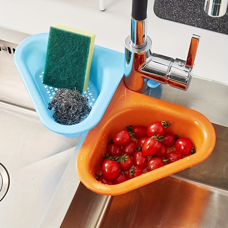 

1pc - Drain - Wet/dry Separation, Plastic Strainer For Vegetables & Fruits