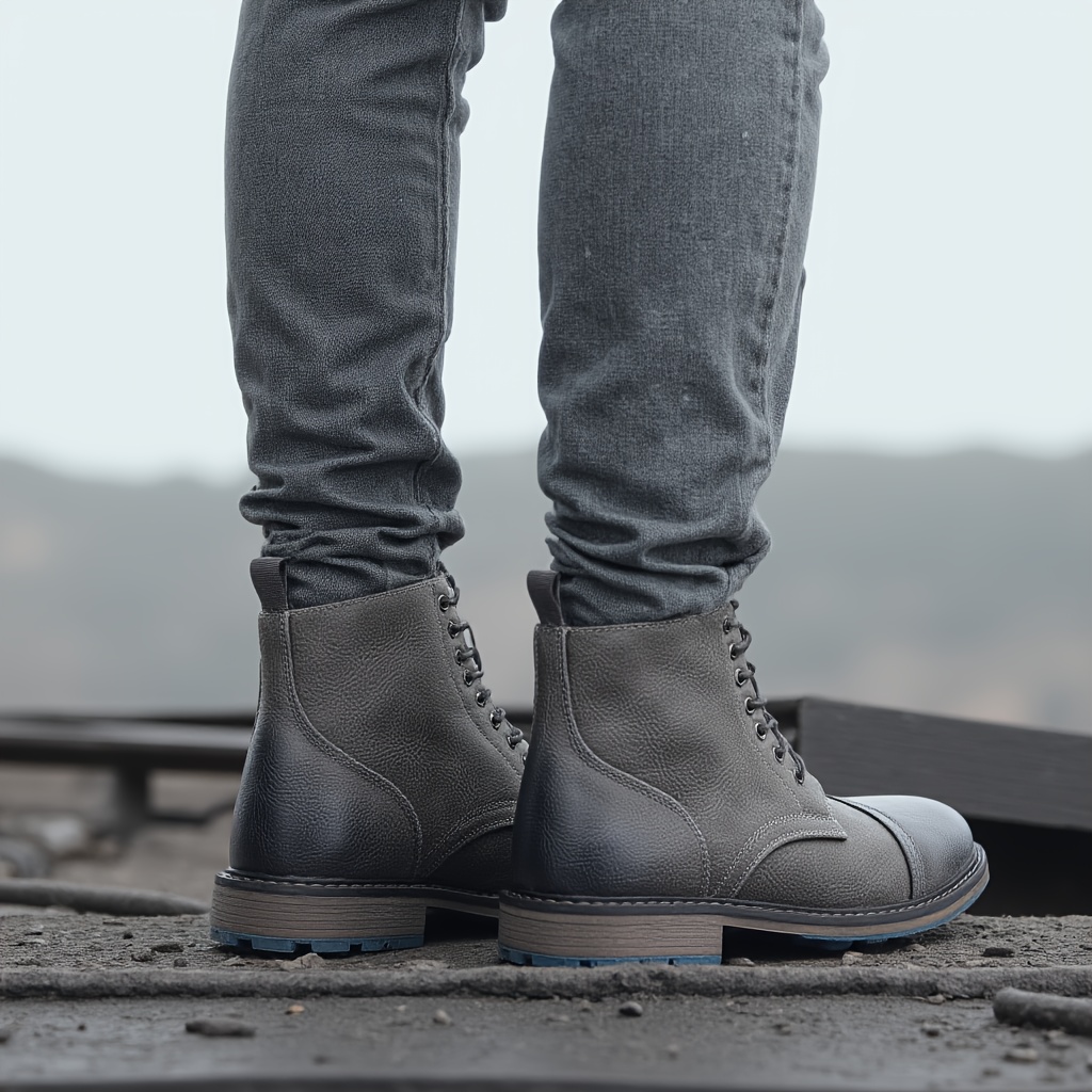 Thursday Boots Men's Casual Boots With Side Zipper Winter