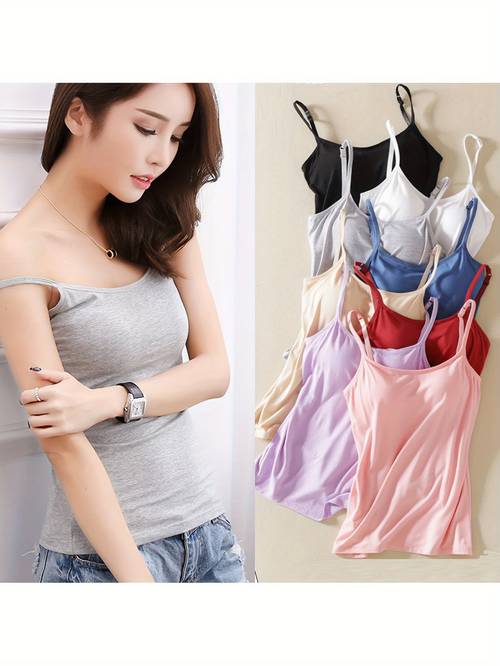 with built in bra camisole padded camisole yoga tanks high stretch workout spaghetti tank tops with adjustable breathable strap for women s xl