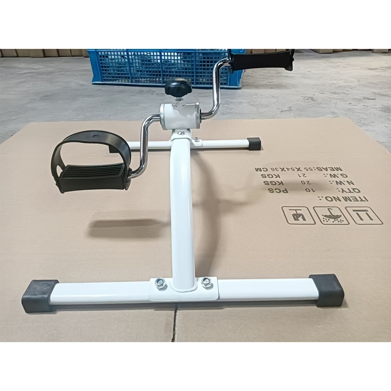 TEMU Mini Bici da Allenamento Compatta, Stepper Portatile da Scrivania, Macchina Fitness Domestica a Resistenza Regolabile, per Allenamento , Senza
