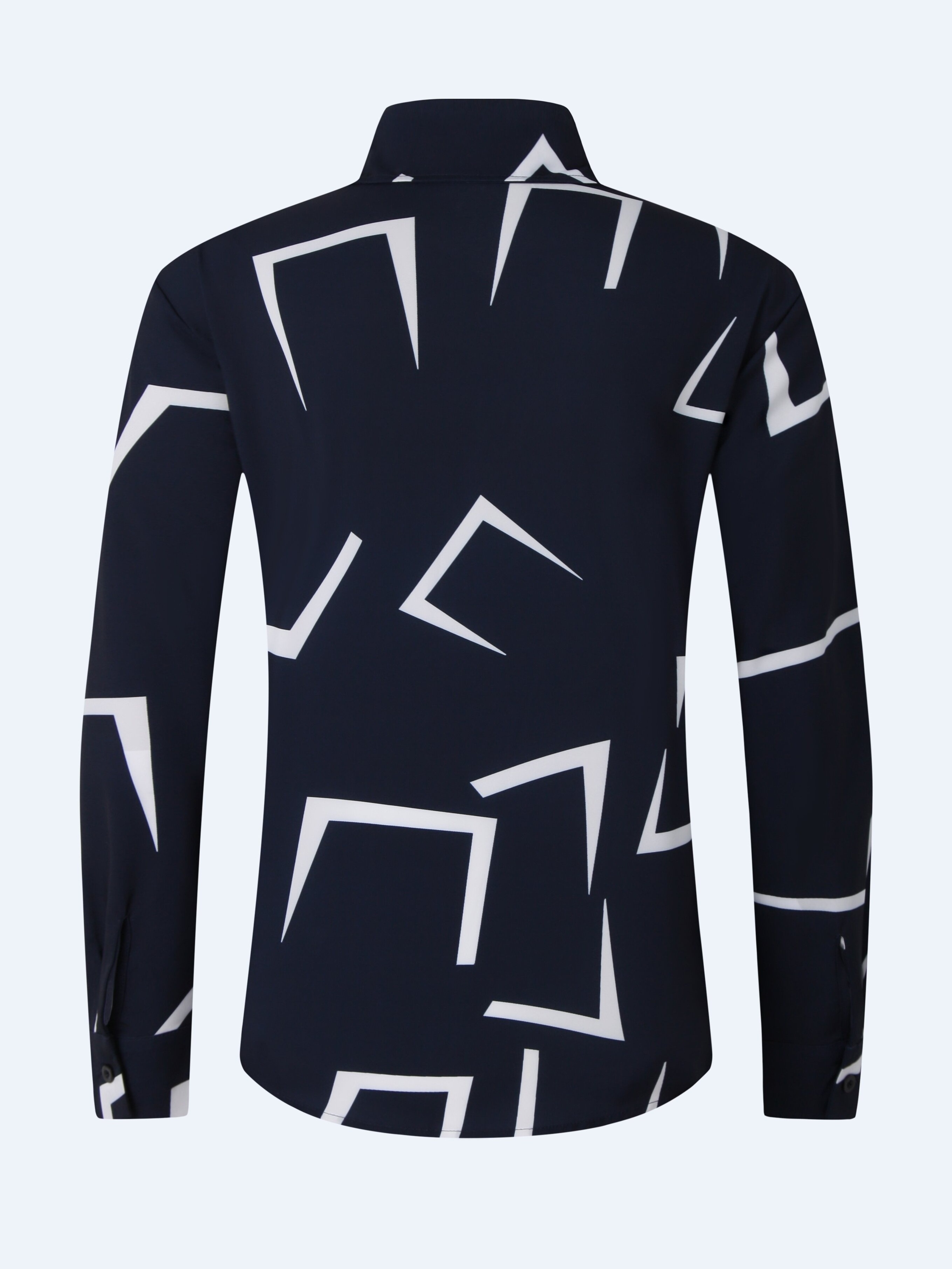 Stylish Geometric Print Long Sleeve Button Shirt - Fashionable, Versatile, and Comfortable - Perfect for Dates, Beach Holidays, and as Gifts