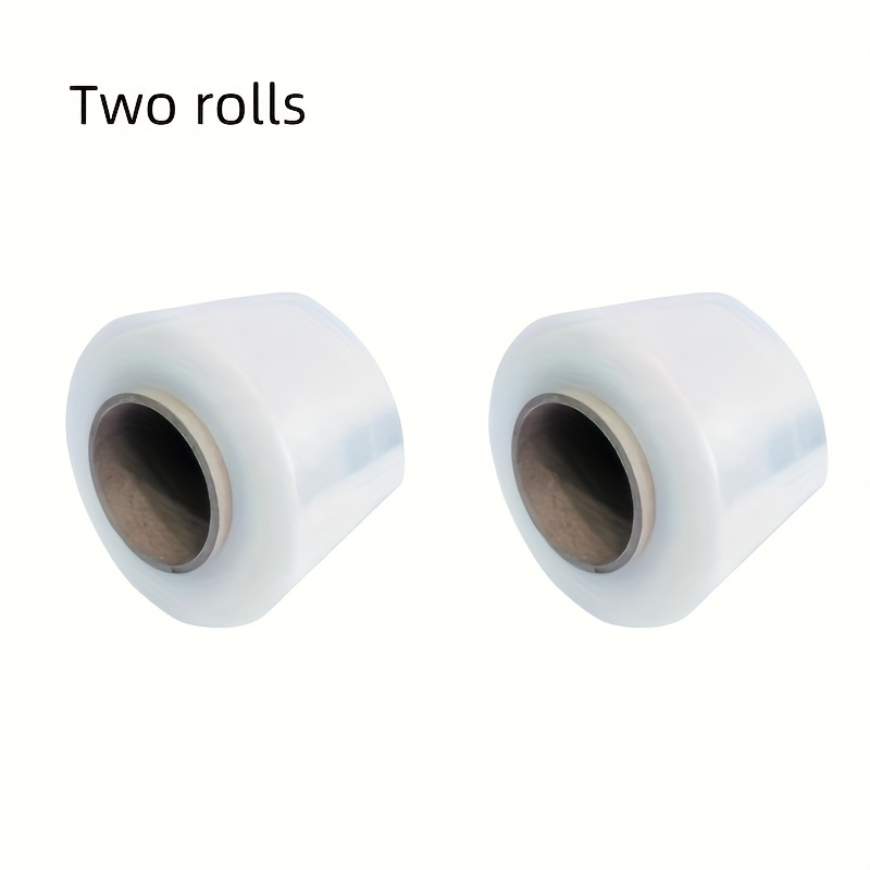 TEMU 2 Rotoli di Pellicola Termoretraibile Estensibile 9055.12 pollici, Nastro Sigillante Senza Riscaldamento, Facile da , Forniture per Imballaggio