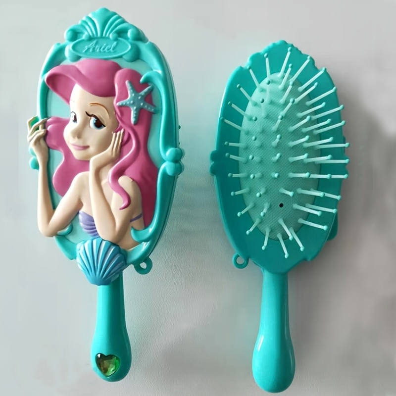 TEMU 1 Princess Women's Hair Brush, Student Hair Care Air Cushion Comb, Plastic Comb, Hair Brushes, Hair Brushes For Women