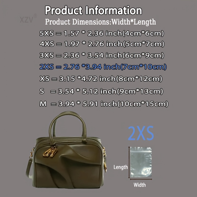 100 Transparent Self-Sealing Plastic Bags with Tight-Locked Edges