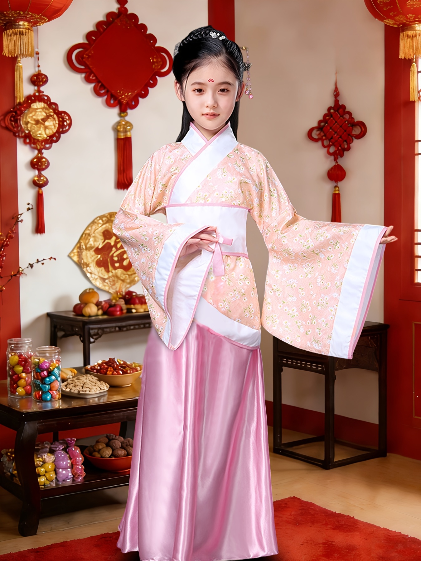 girl chinese dress sold on Temu United States