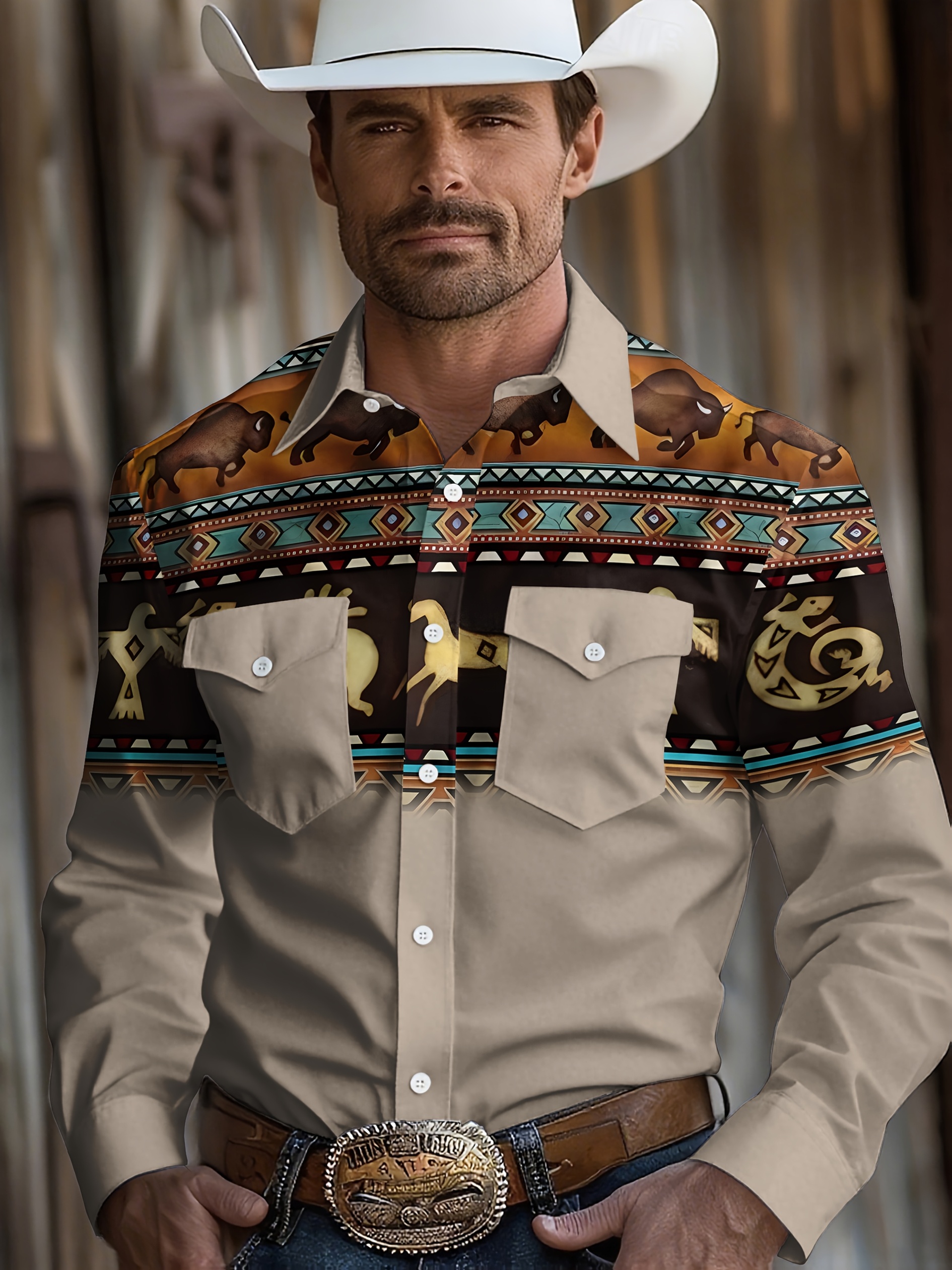 western clothing for men sold on Temu Australia