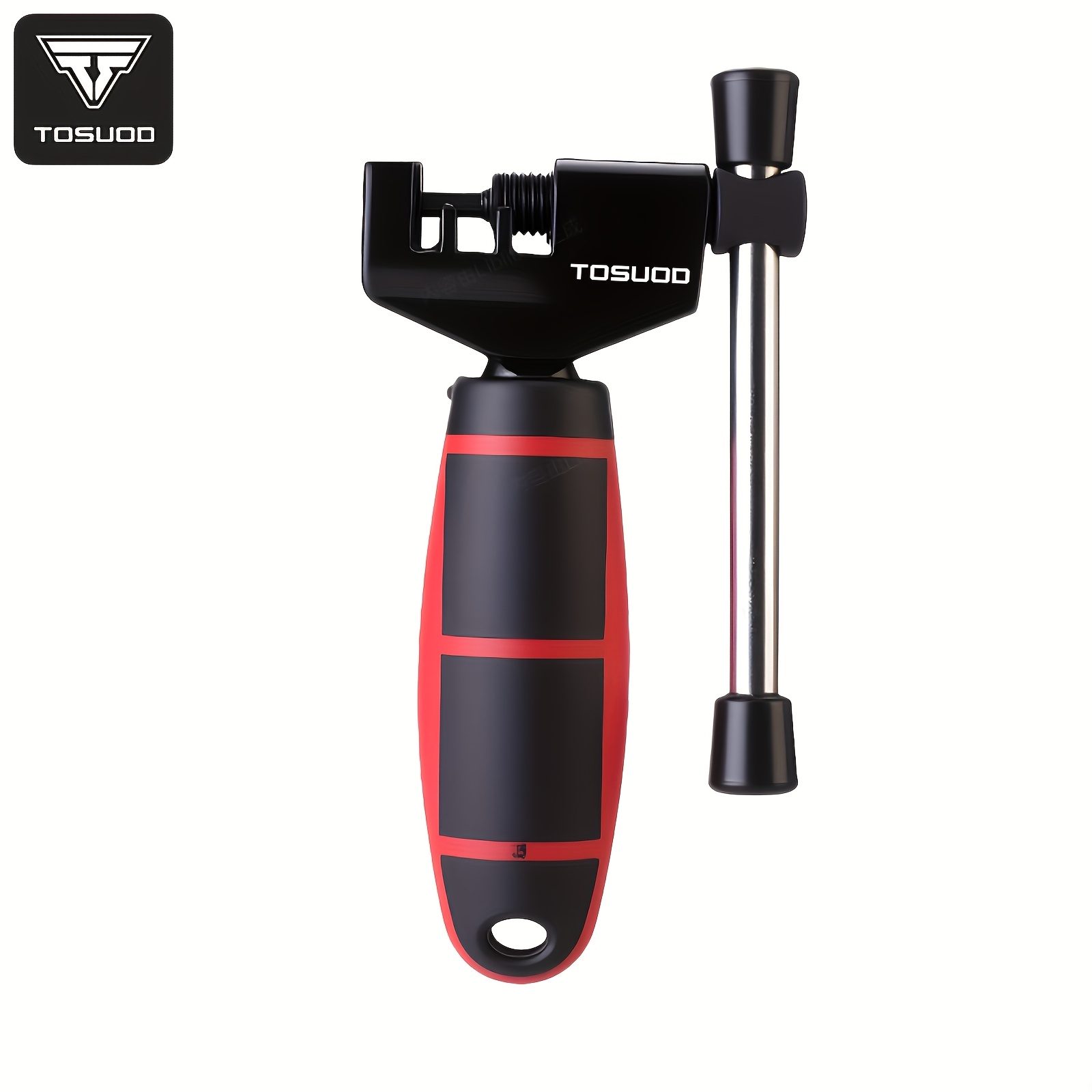 Image of Portable Stainless Steel Bicycle Chain Breaker Tool - Bike Chain Removal, Ergonomic Black Handle For , Compact & Safe Design For Long Rides, Use For All Cyclists, Bike Tools, Durable Construction
