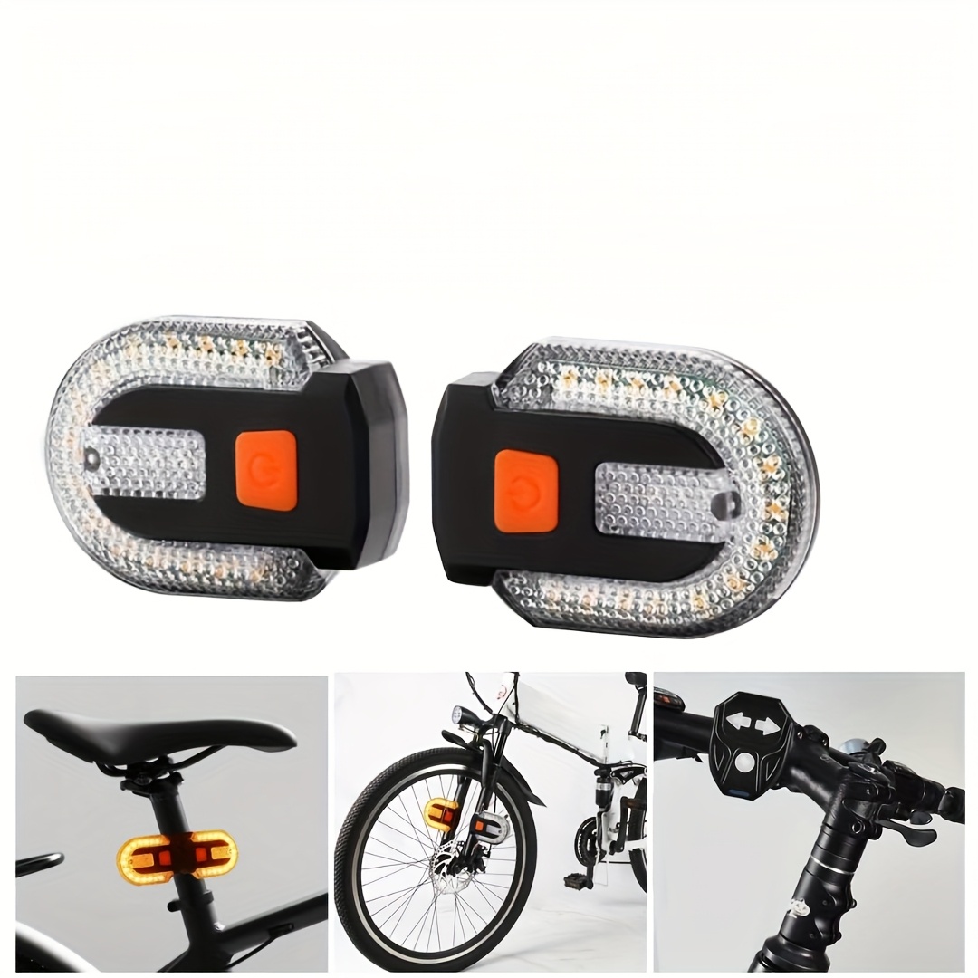 Artikelbild fünf  , fahrrad-rücklicht mit blinker, usb-aufladbares fahrrad-rücklicht mit blinker, geteiltes fahrrad-rücklicht für vorne hinten, drahtlose fernbedienung für fahrrad-blinker