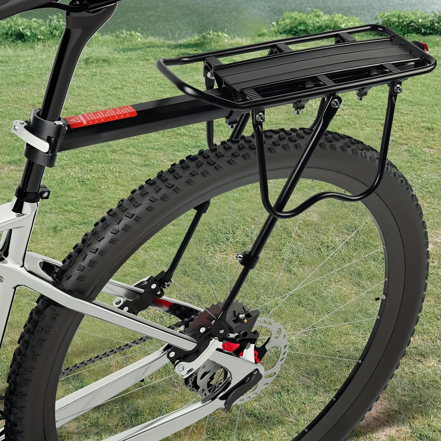 1pc rear bike rack capacity adjustable bike cargo rack for adult back of bike carrier details 1