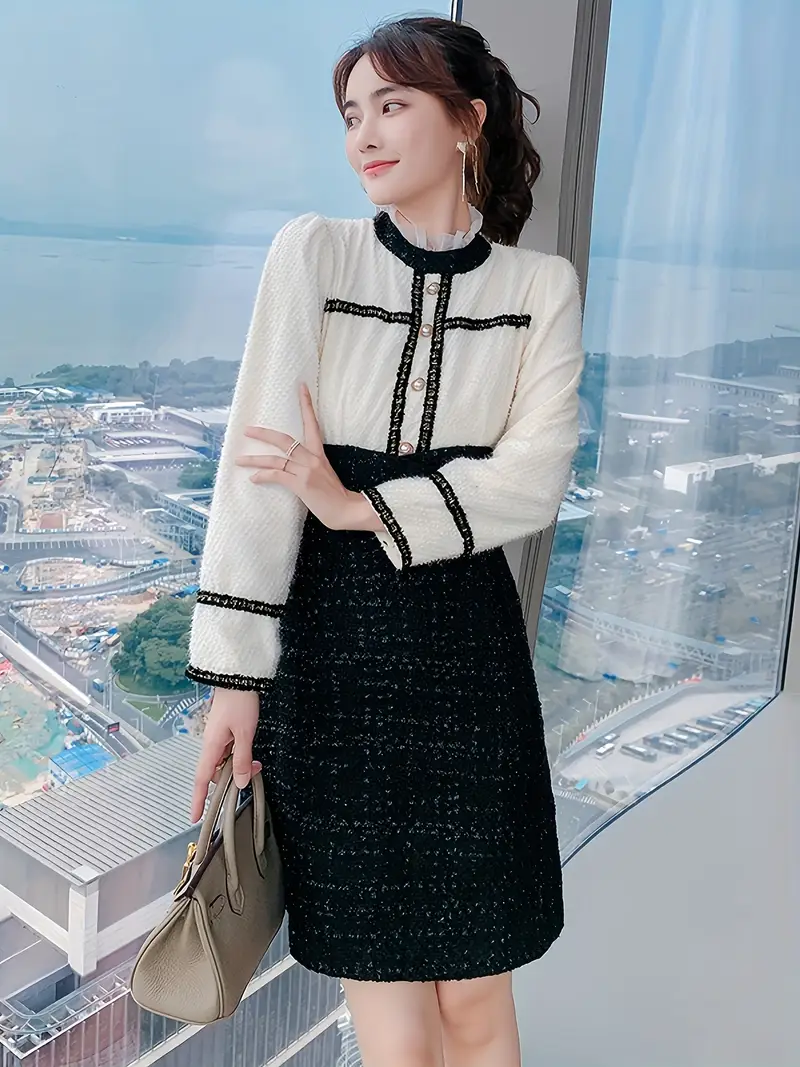 knee length winter dresses for women BSDJILFG Winter Dresses for Women 2025,Long Sleeve Petite Sweater Dress,Knee Length Bodycon Fall Wedding Guest Dress