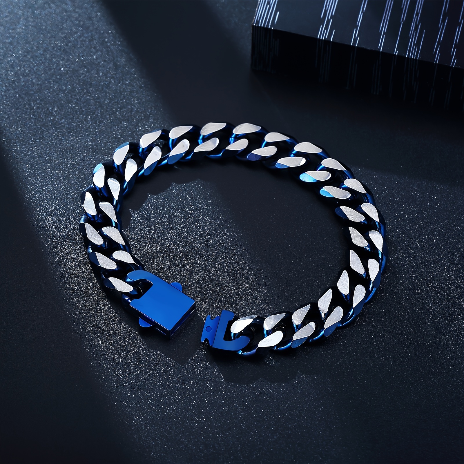 Cuban Link Chain Mens Titanium Chain Bracelet Save Big On Bulk