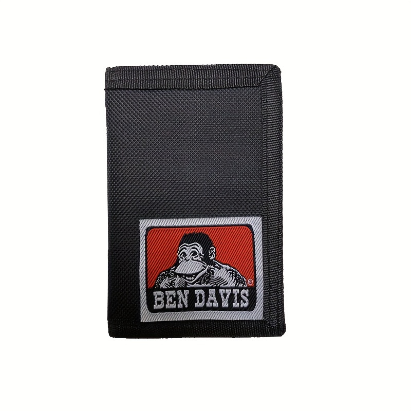 

Men's Folding Wallet Handbag, Trend For Daily Use, Zippered Clutch Bag