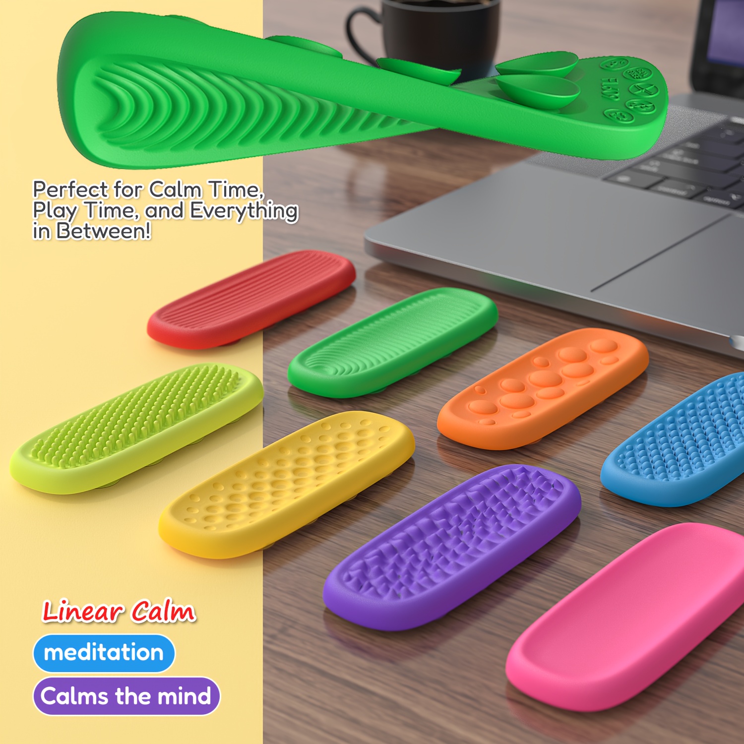 Sensoriel Autisme JoyJoyful Lot 16 Jouets Anti-Stress Ventouse - Enfants Adultes - Couleurs Aléatoires - Sensoriel Cadeau Invite Anniversaire Enfant