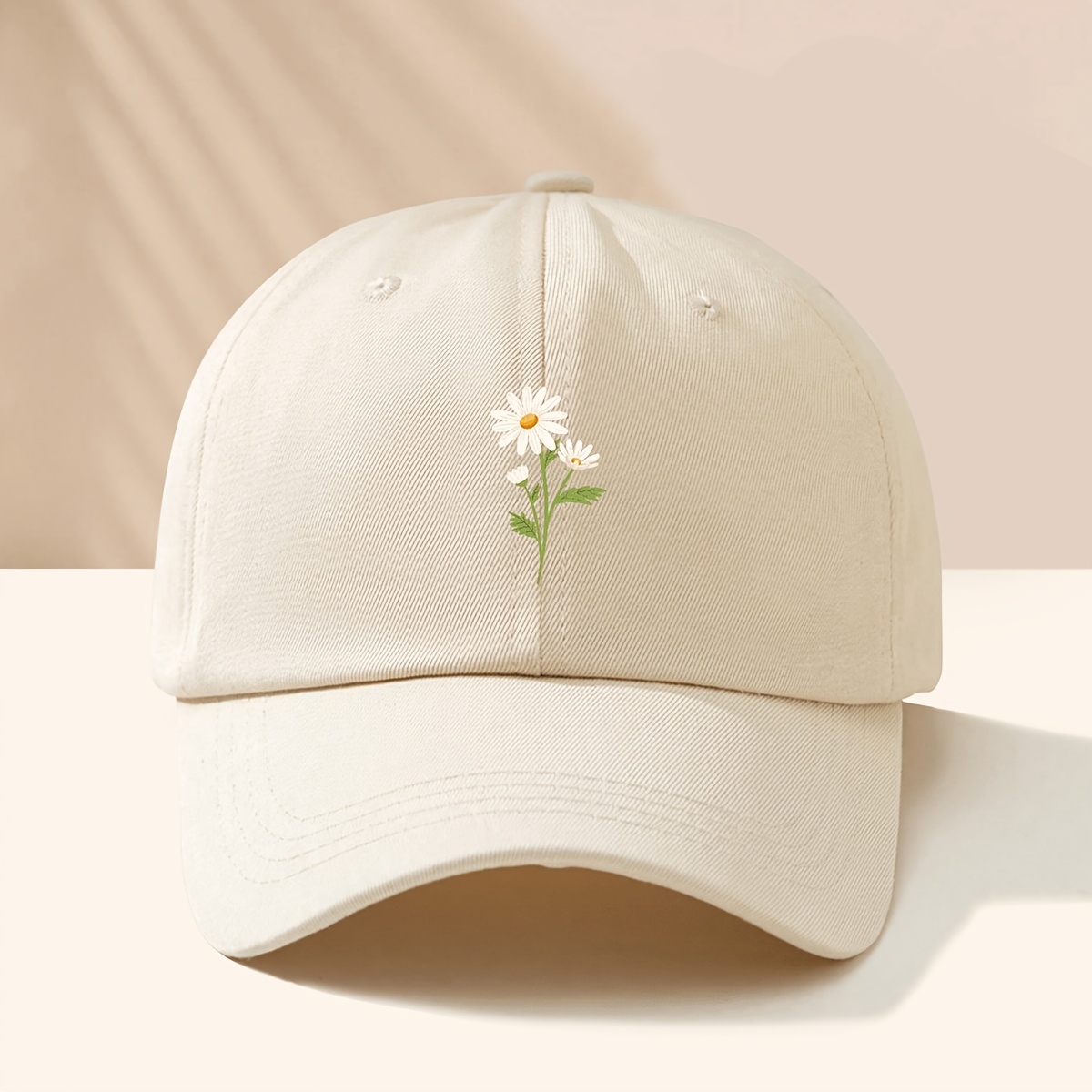 Image of 1pc "" Printed Baseball Cap, Easy Fashionable Soft Sweatband, Adjustable Size, Lightweight Multifunctional Retro Dad Hat, Suitable For Outdoor Sports, Casual Wear, Parties, Vacations, Perfect Gift For